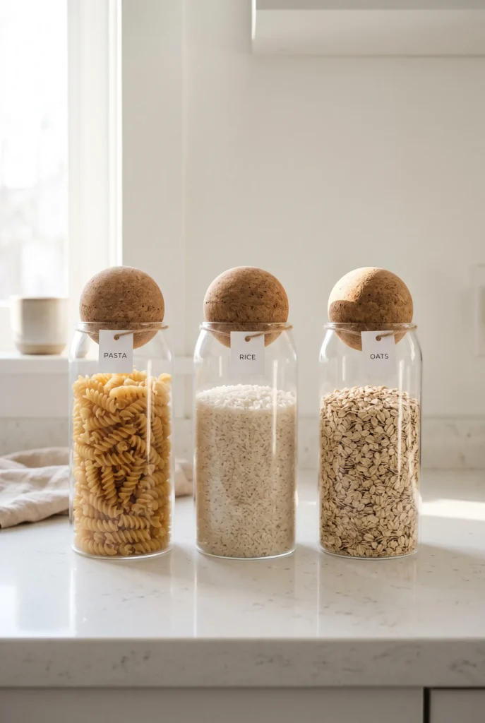 Clear Glass Canisters