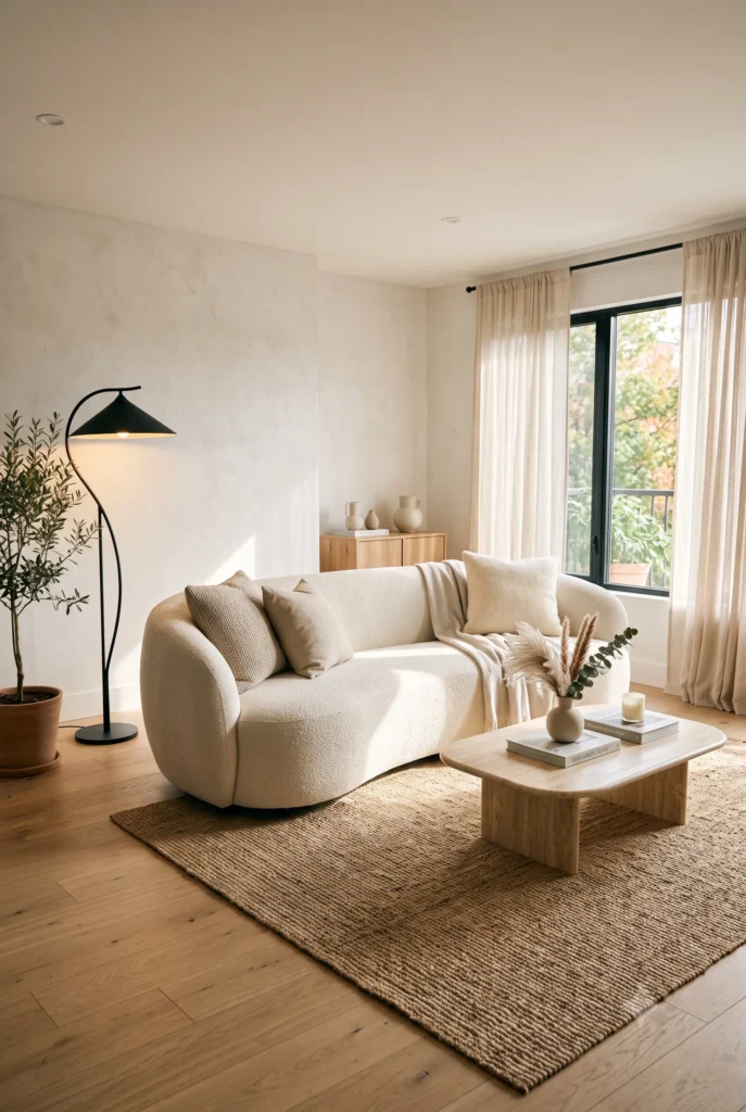 Curved Statement Sofa