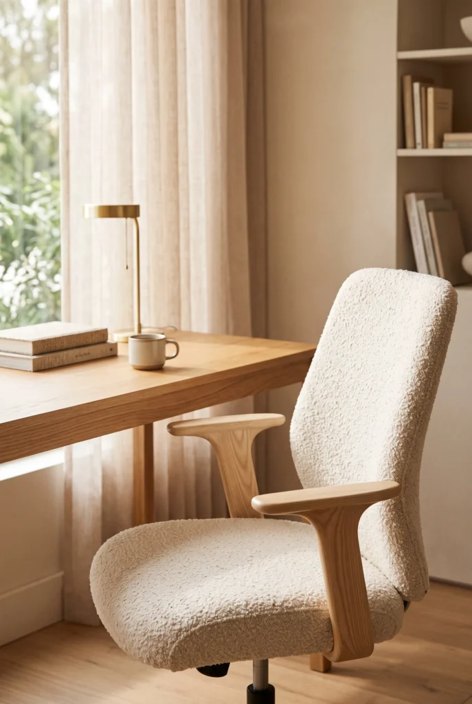 Ergonomic Cushioned Accent Chair