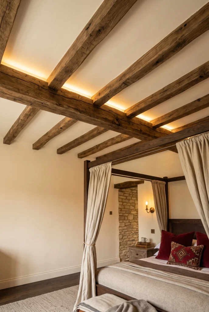 Exposed Timber Beams
