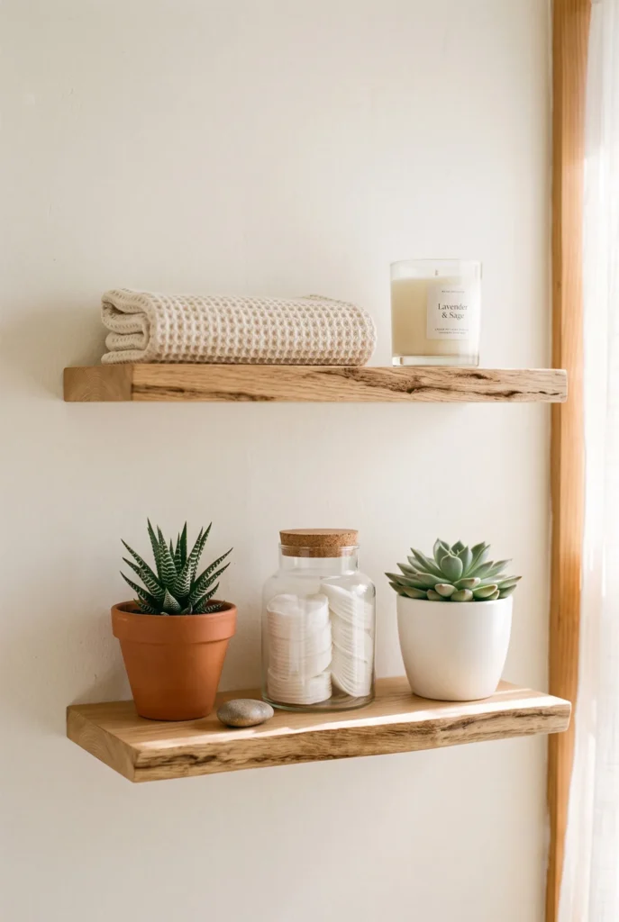 Floating Wooden Shelves