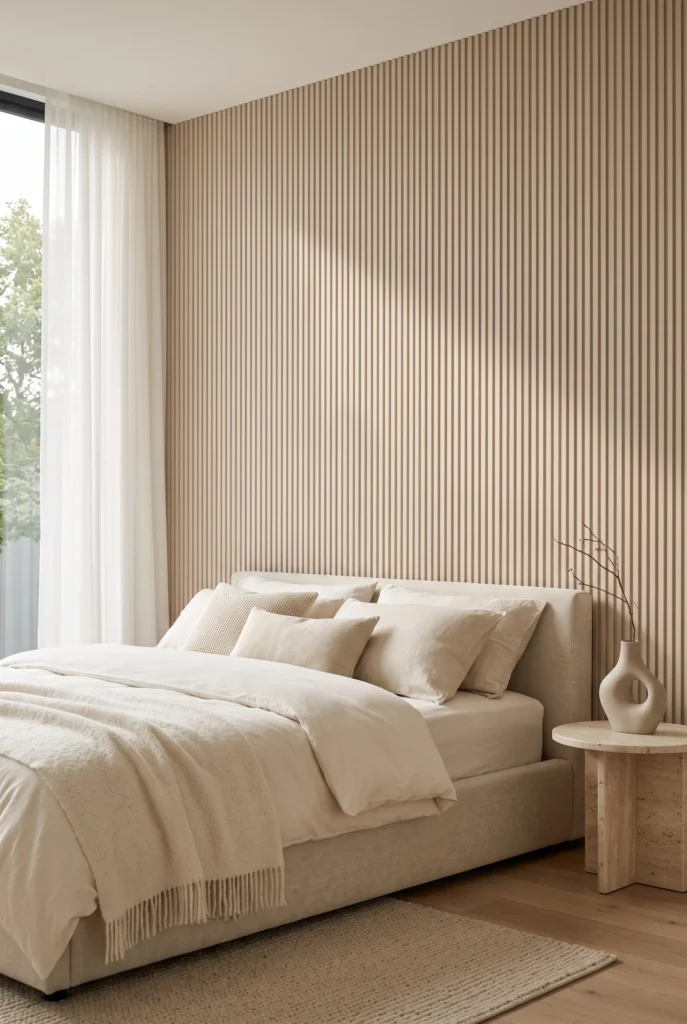  Fluted Accent Wall