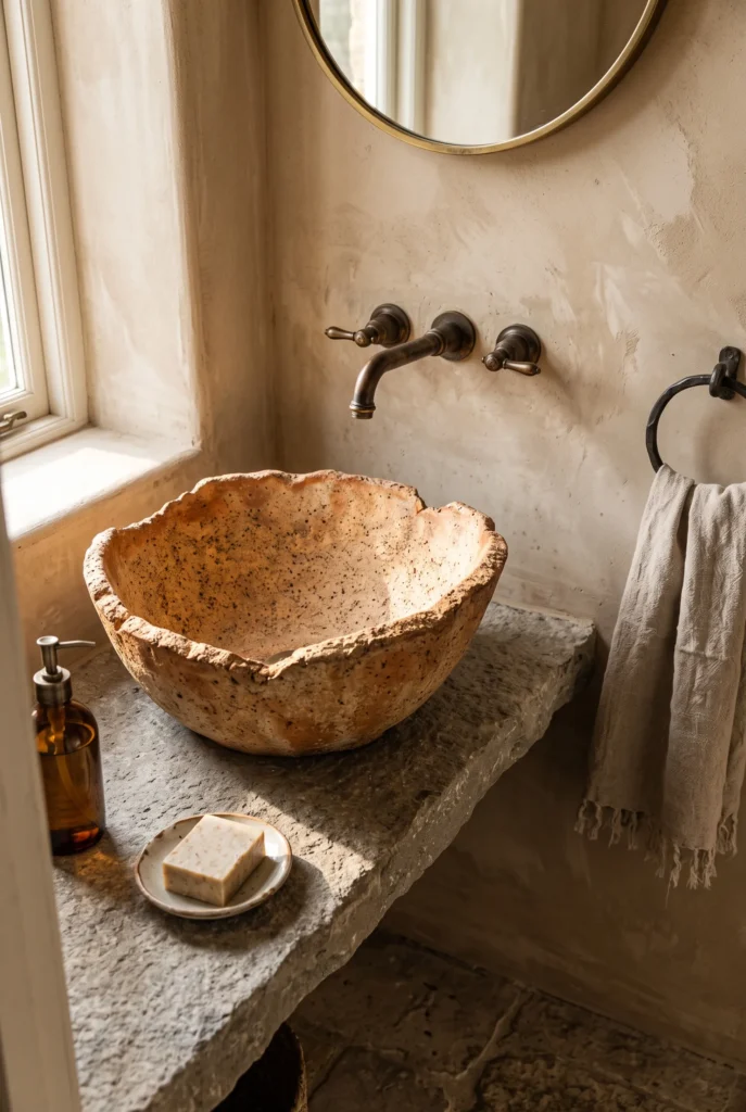 Handmade Chipped Clay Vessel