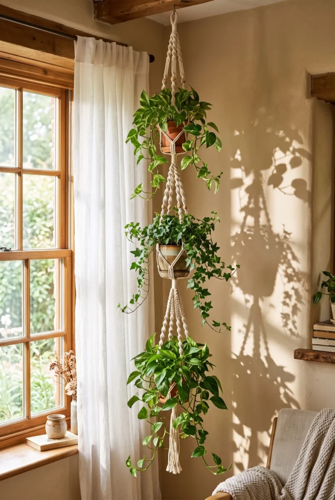 Hanging Macrame Plant Holders
