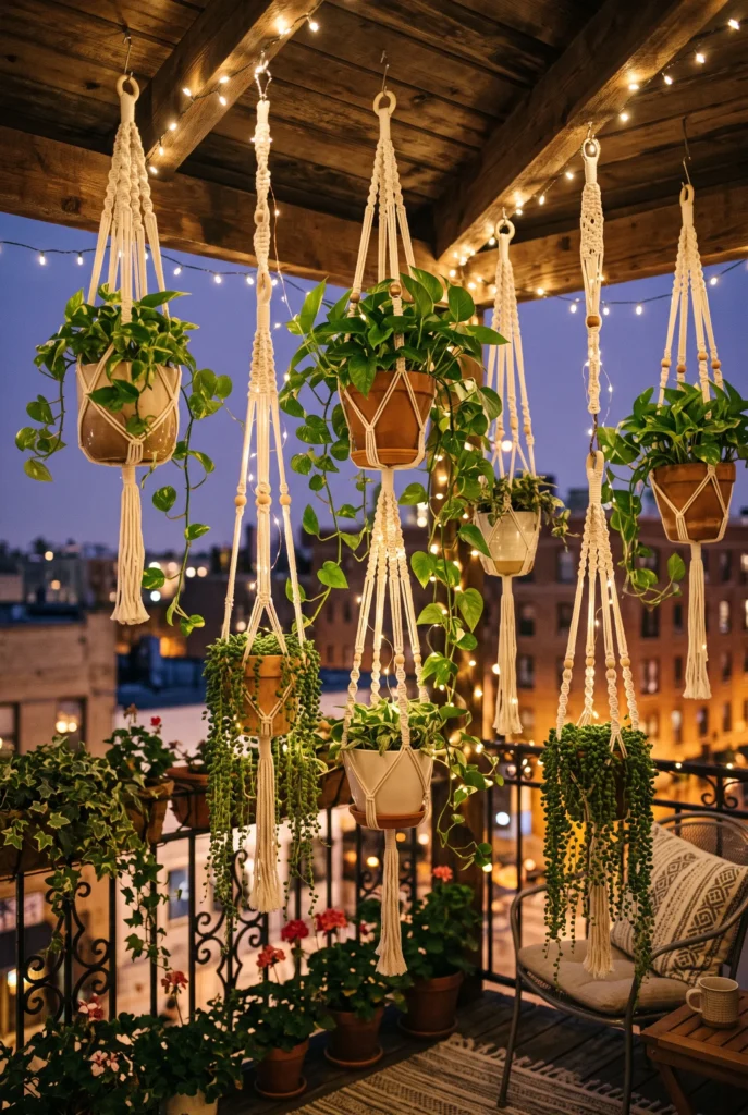 Hanging Macramé Planters