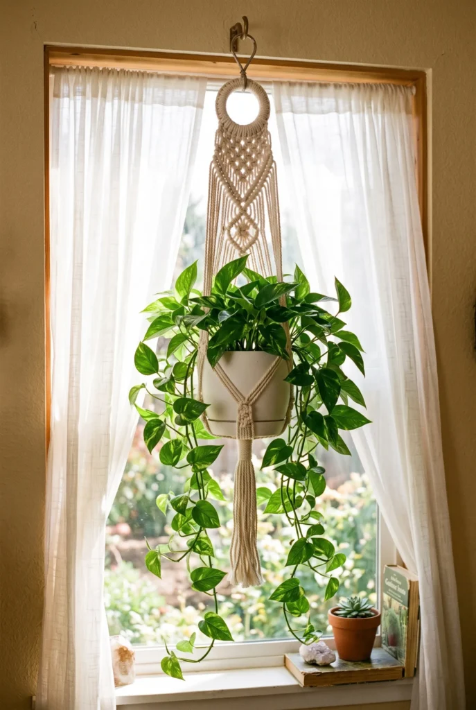 Hanging Macrame Planters