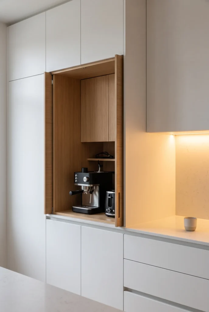 Hidden Appliance Garages