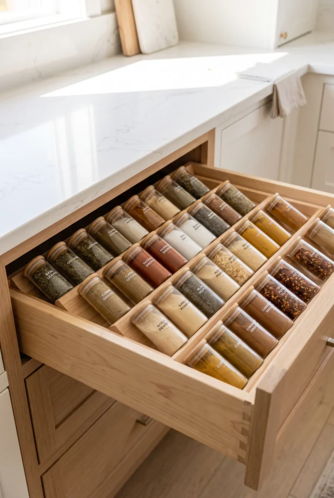 Integrated Spice Drawers