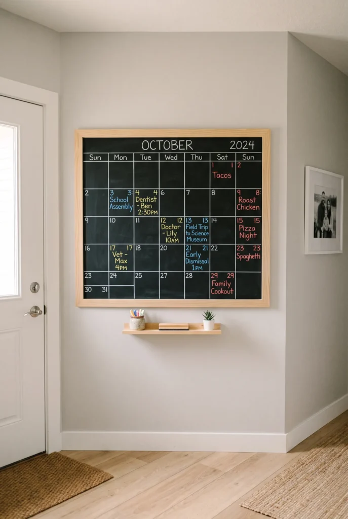 Interactive Family Calendar