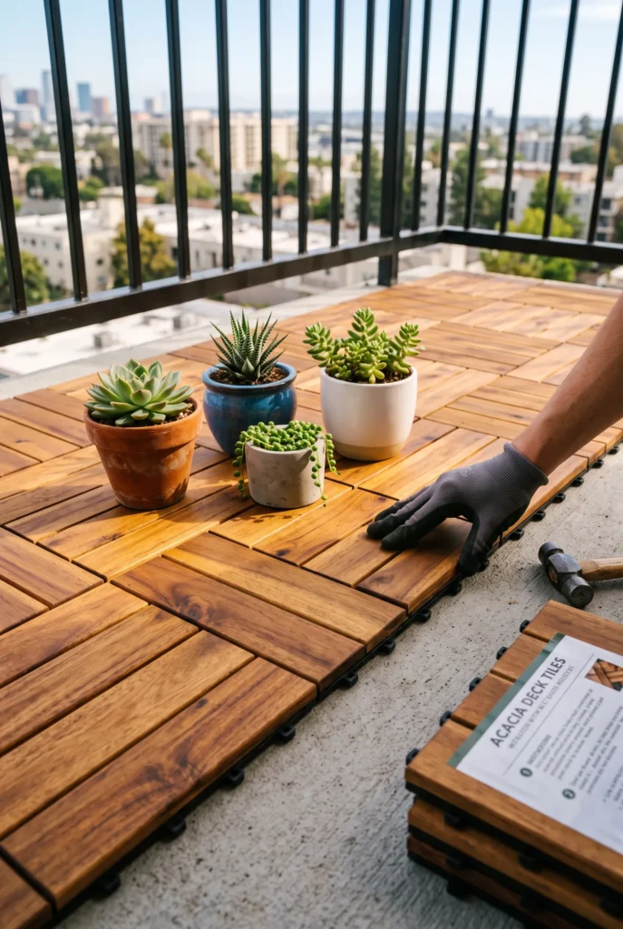 Interlocking Deck Tiles