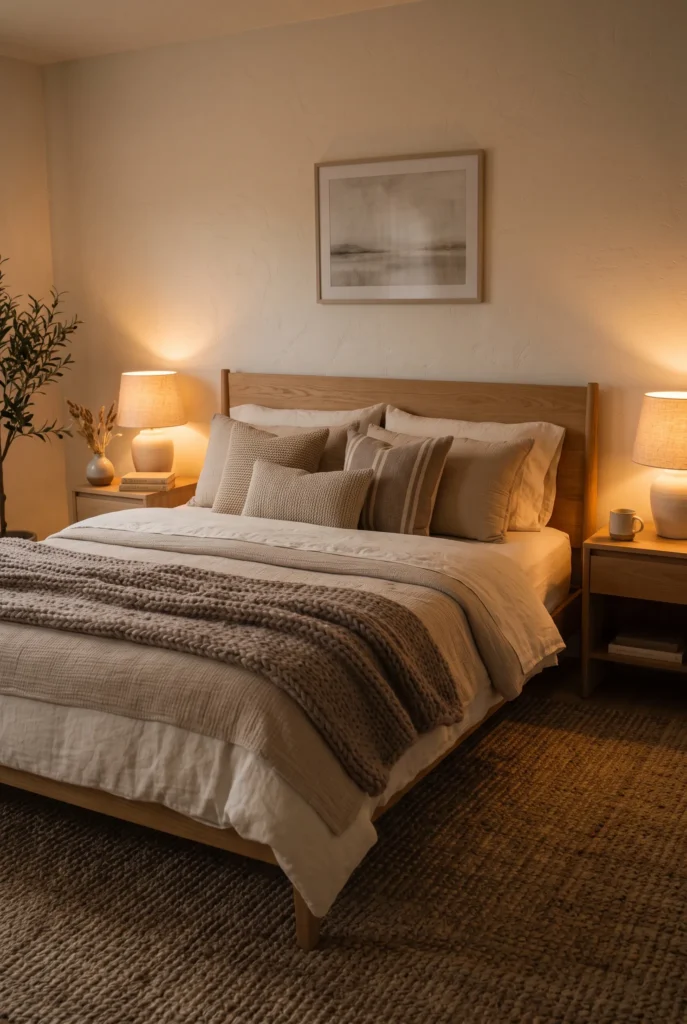  Layered Beige Bedding