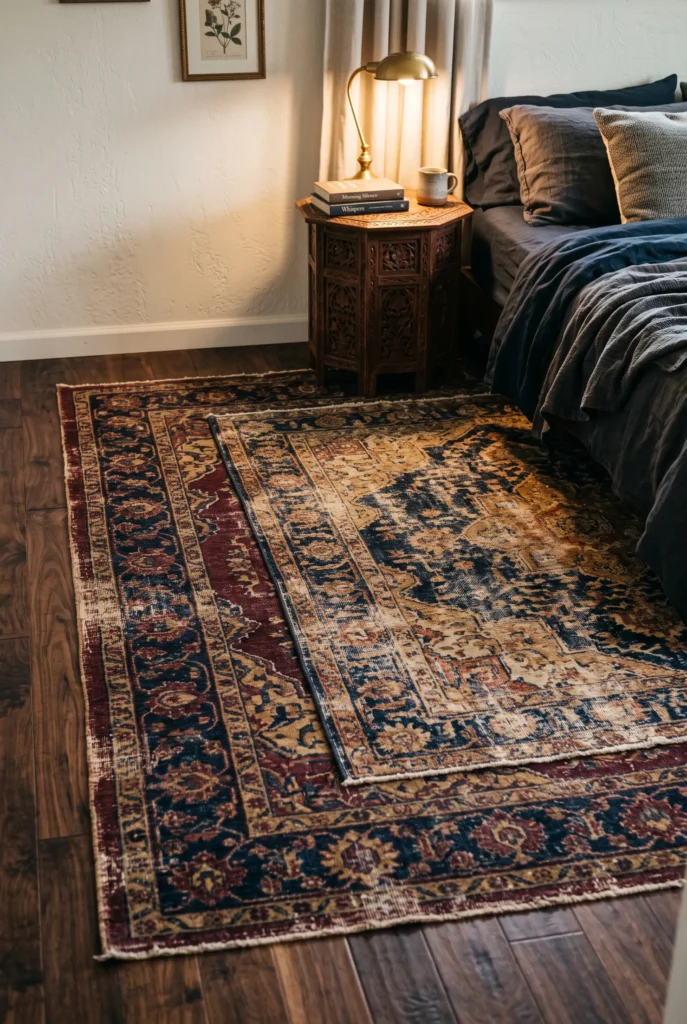 Layered Vintage Rugs
