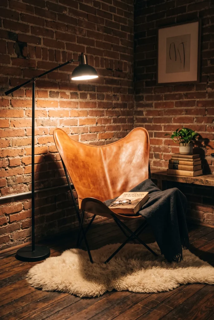 Leather Butterfly Chair