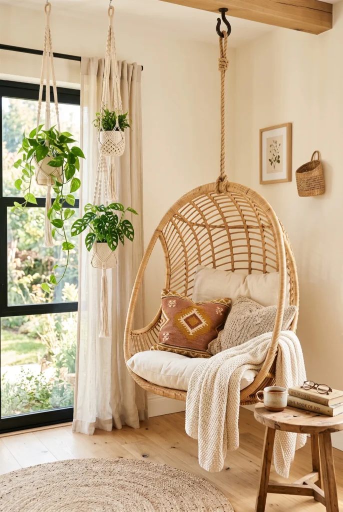 Minimalist Hanging Egg Chair