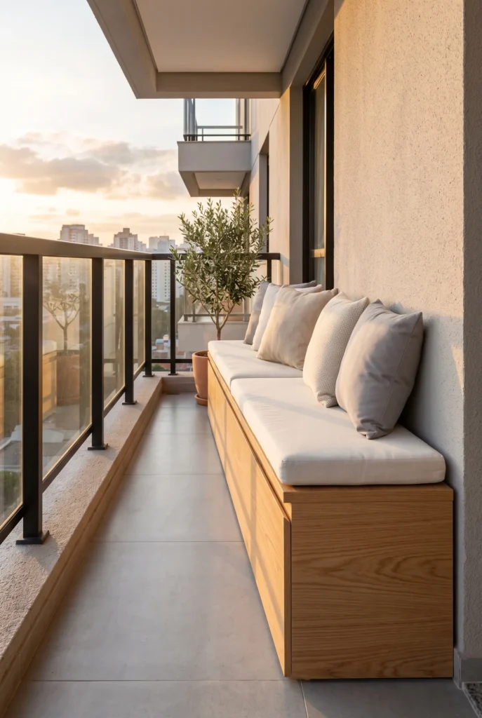 Minimalist Storage Benches