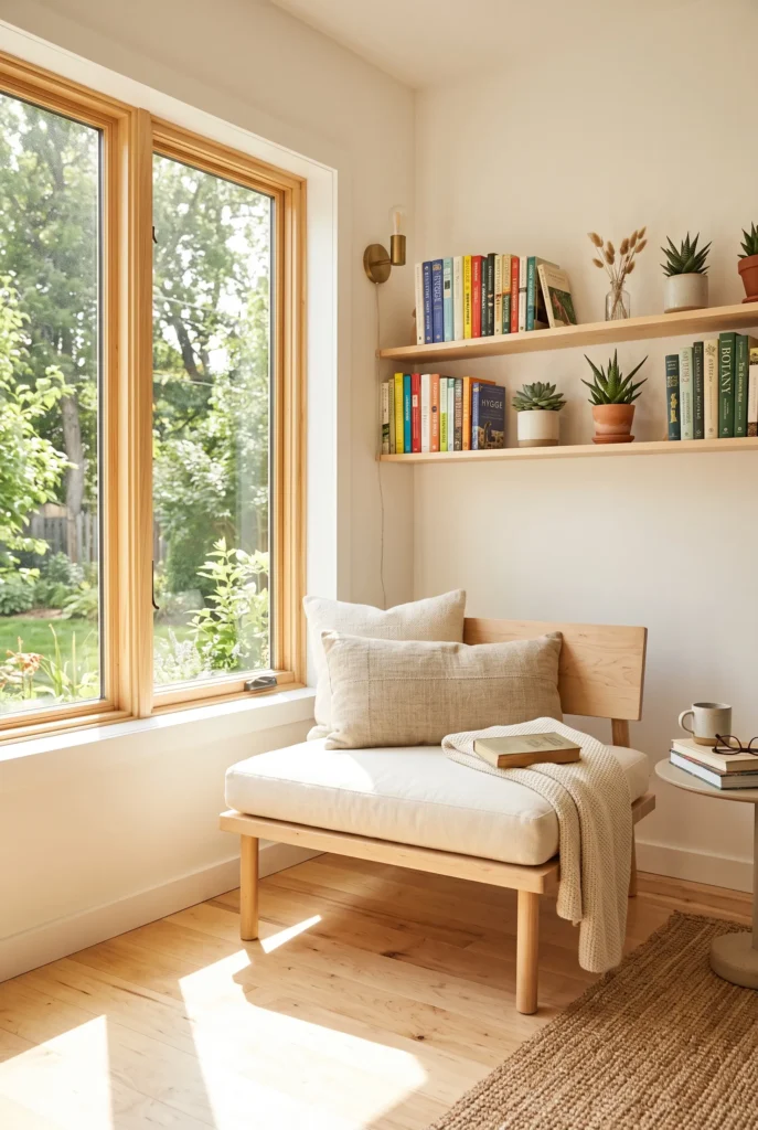 Minimalist Wooden Bench Chair