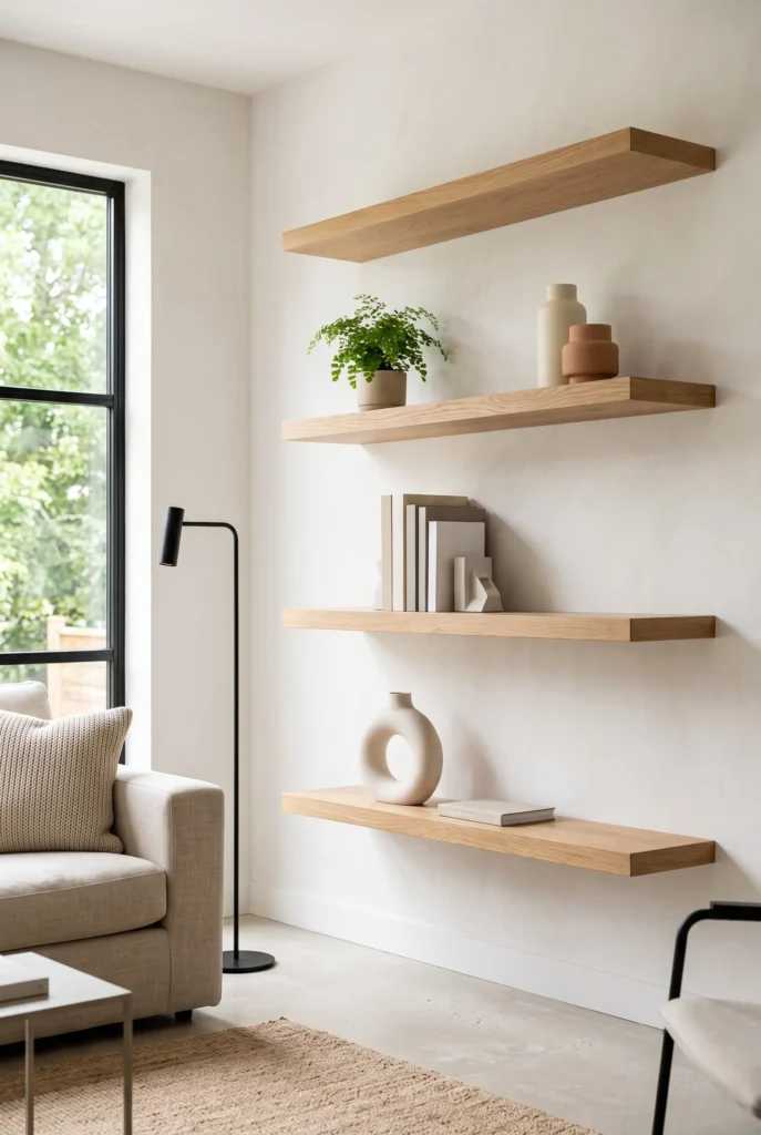 Open Shelving Display