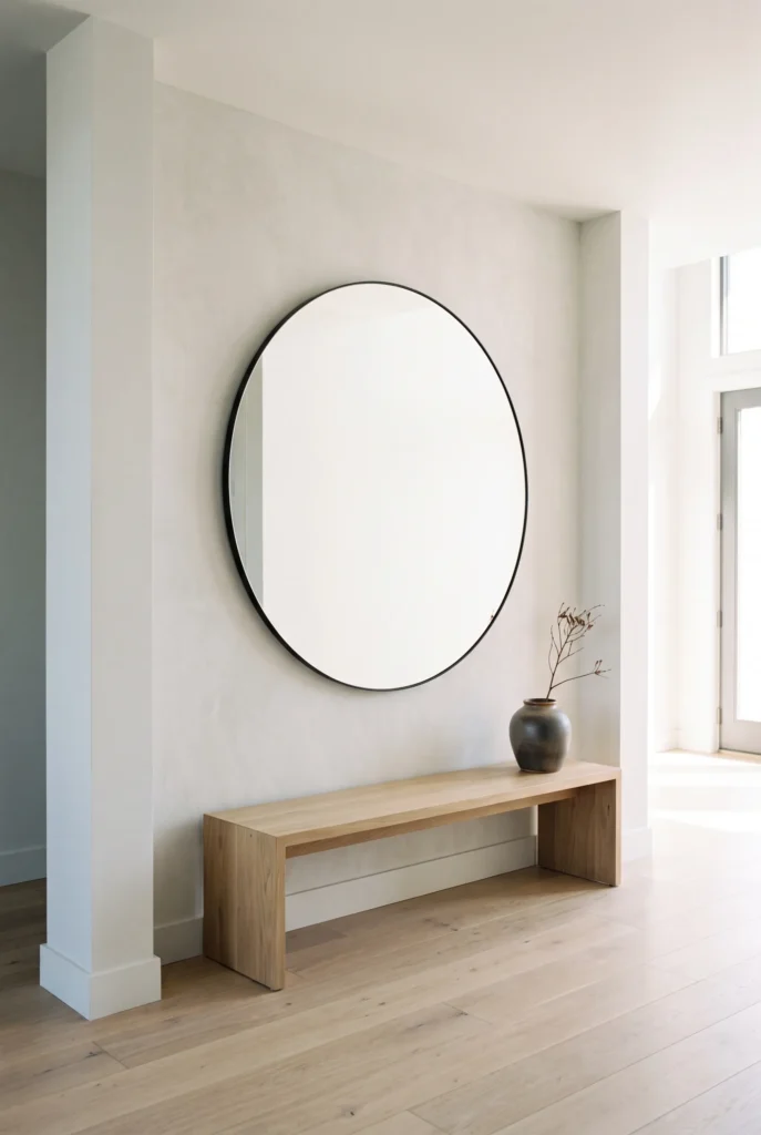 Oversized Round Mirror