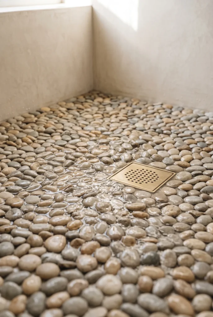 Pebble Tile Flooring