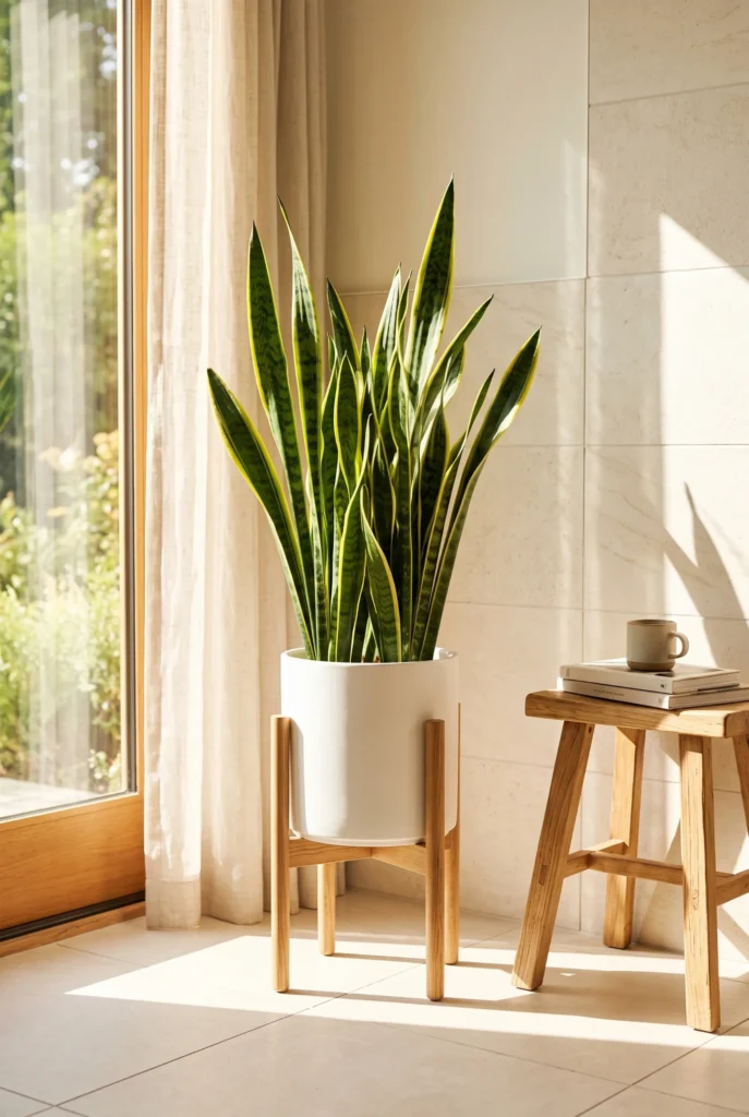 Potted Snake Plants