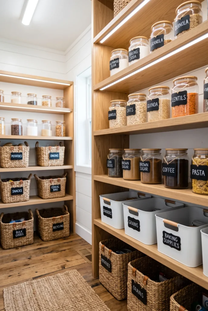 Rustic Pantry Labeling Boards