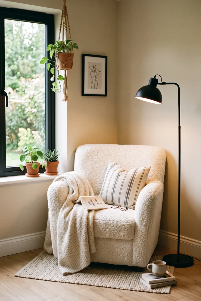Sherpa Fluffy Armchair