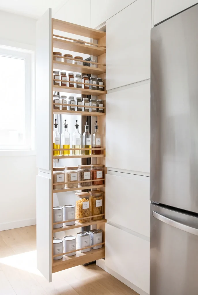 Slim Pull-Out Pantry