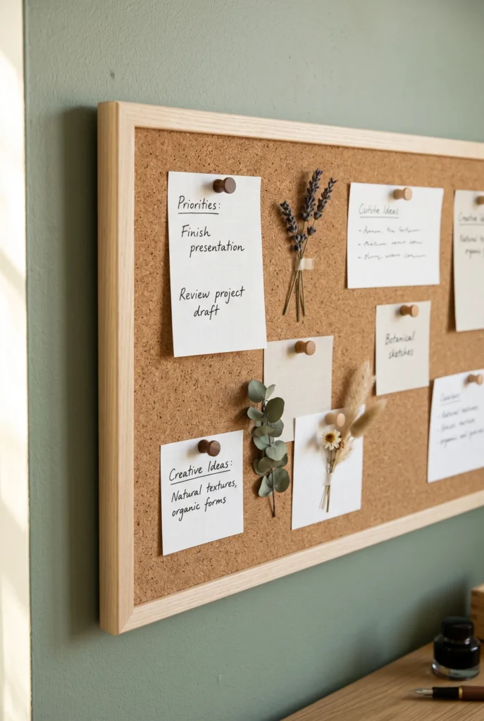 Soft Framed Cork Pinboard
