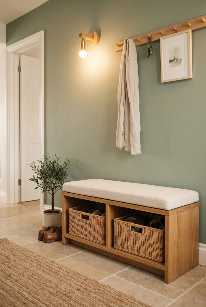 Storage Bench with Cushion