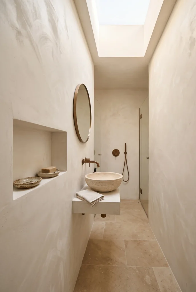 Textured Microcement Walls