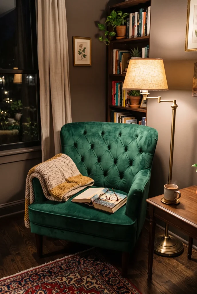 Tufted Velvet Accent Chair
