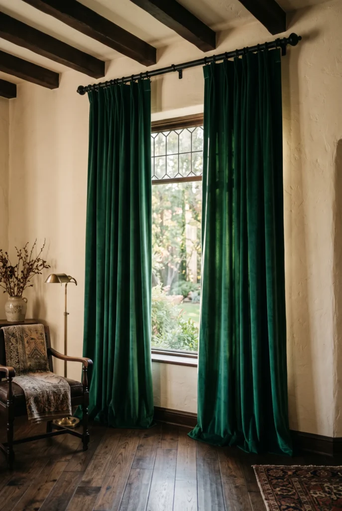Velvet Drapery Panels