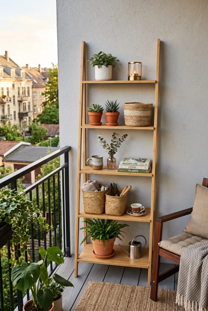 Vertical Ladder Shelving