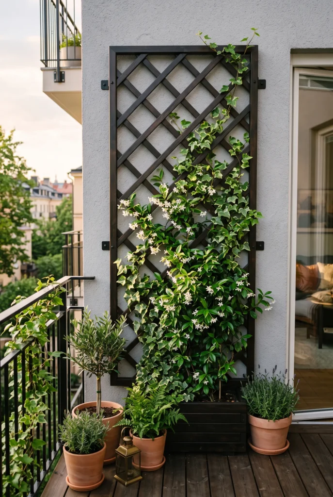 Vertical Wooden Trellis