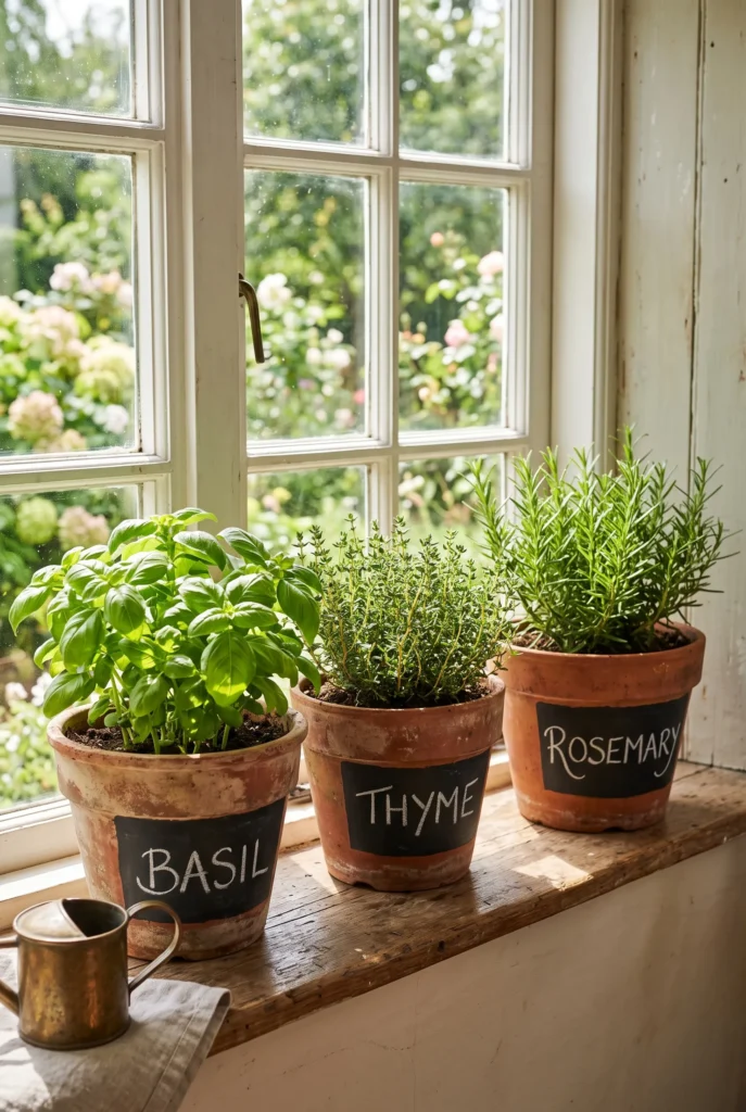 Vintage Botanical Herb Labels