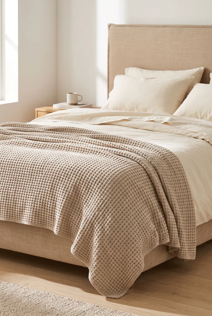 Waffle Knit Blankets
