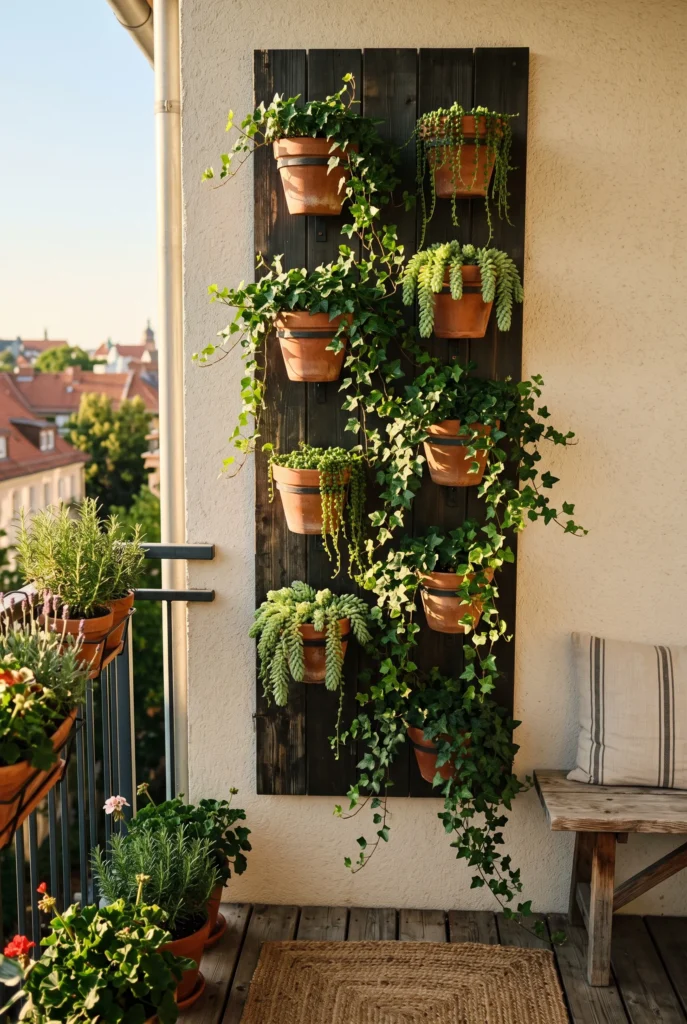 Wall-Mounted Hanging Planters