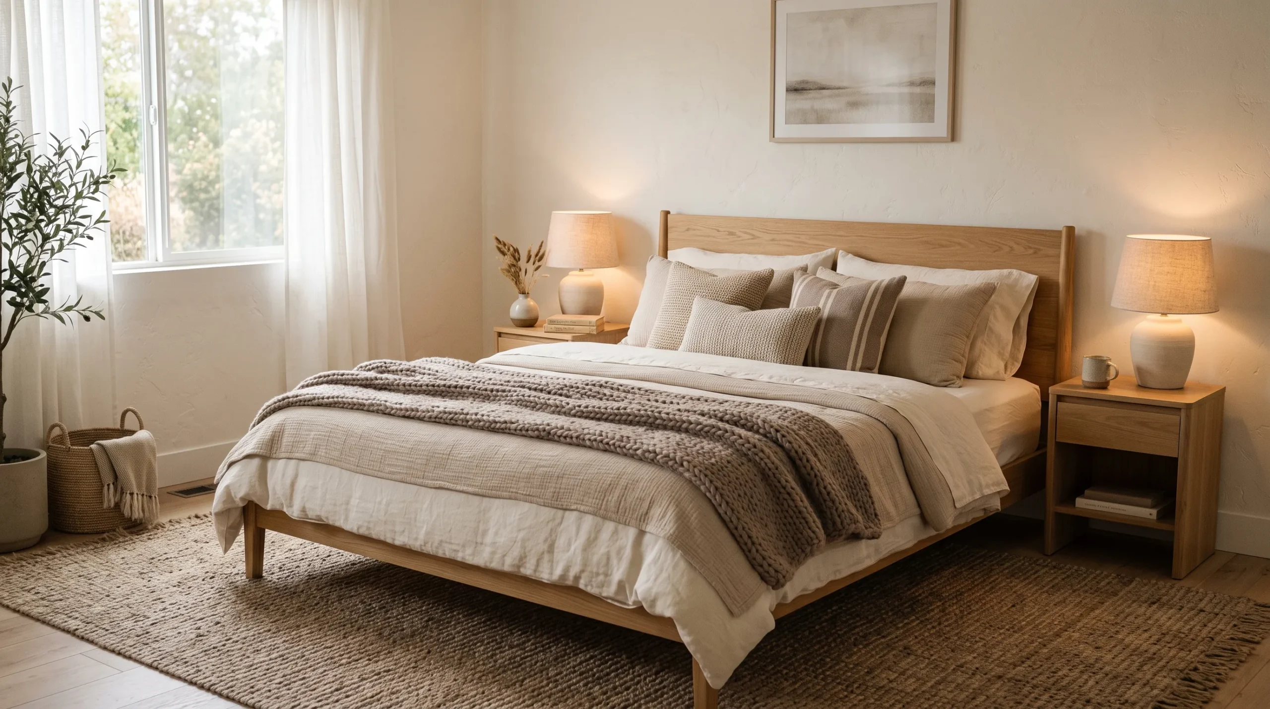 neutral aesthetic bedroom ideas