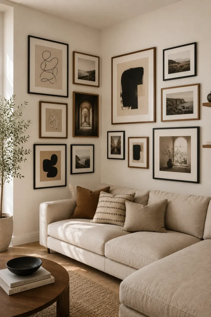 Asymmetrical Frame Arrangement