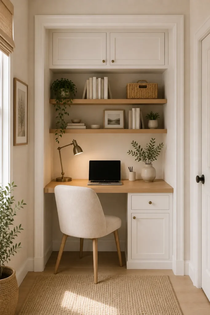 Built-In Alcove Office