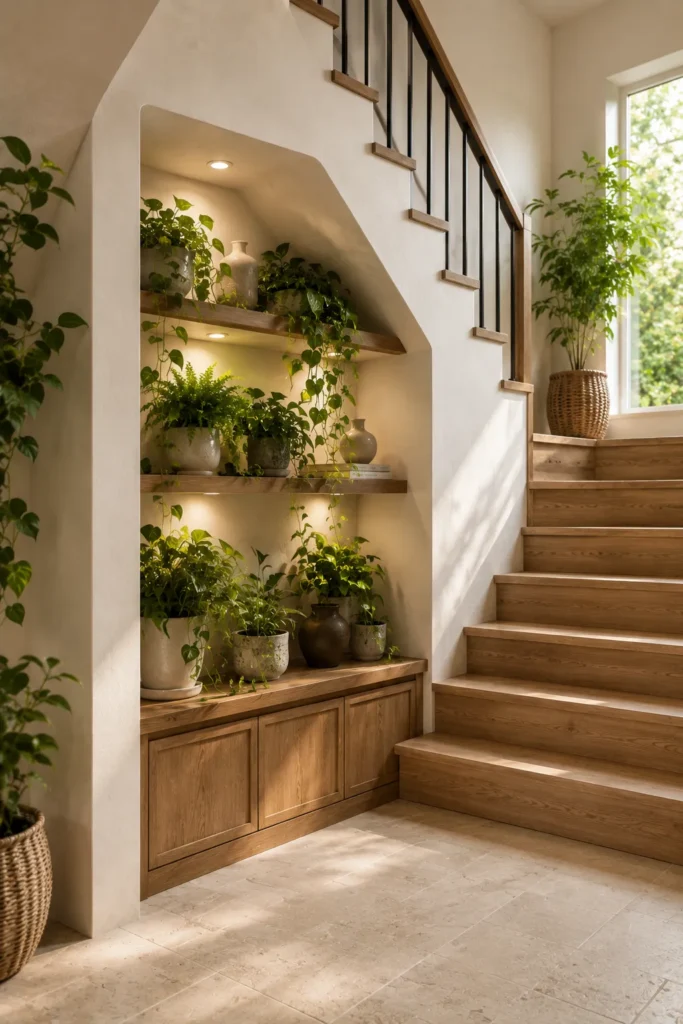 Built-In Green Nook
