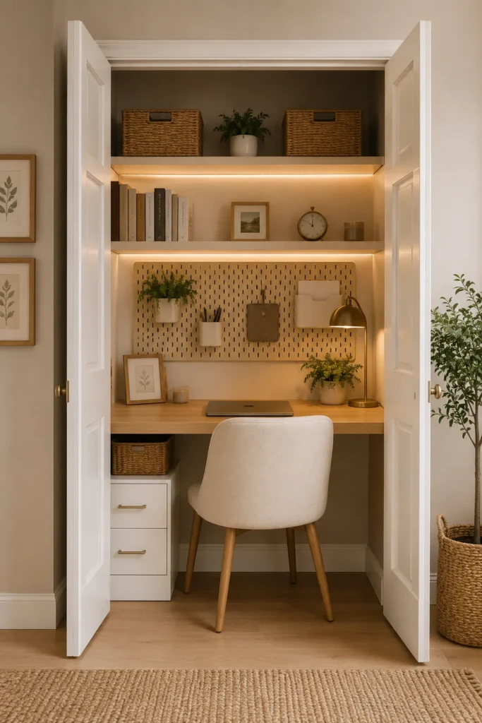 Closet Office Nook