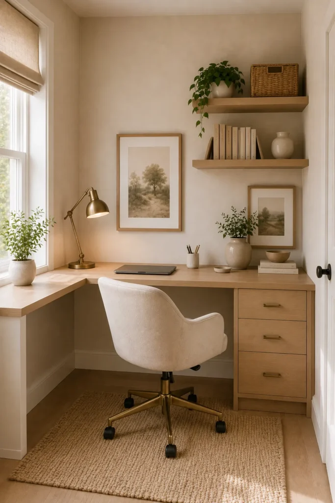Compact L-Shaped Desk