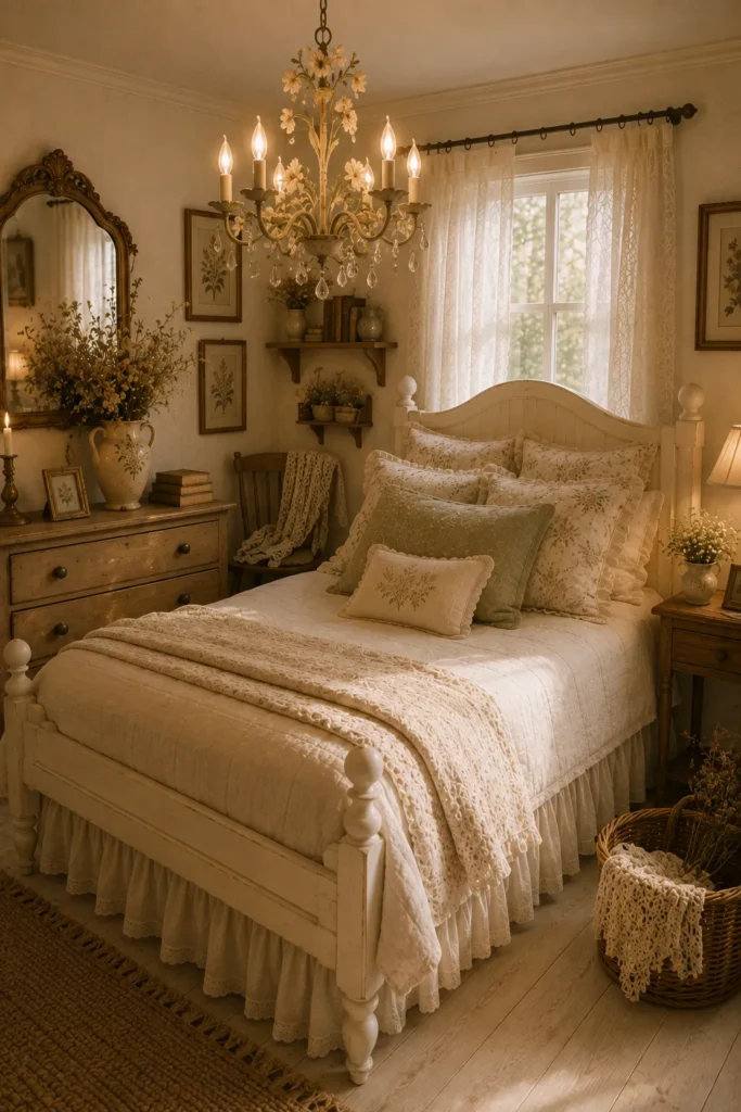 Cottage Floral Chandelier