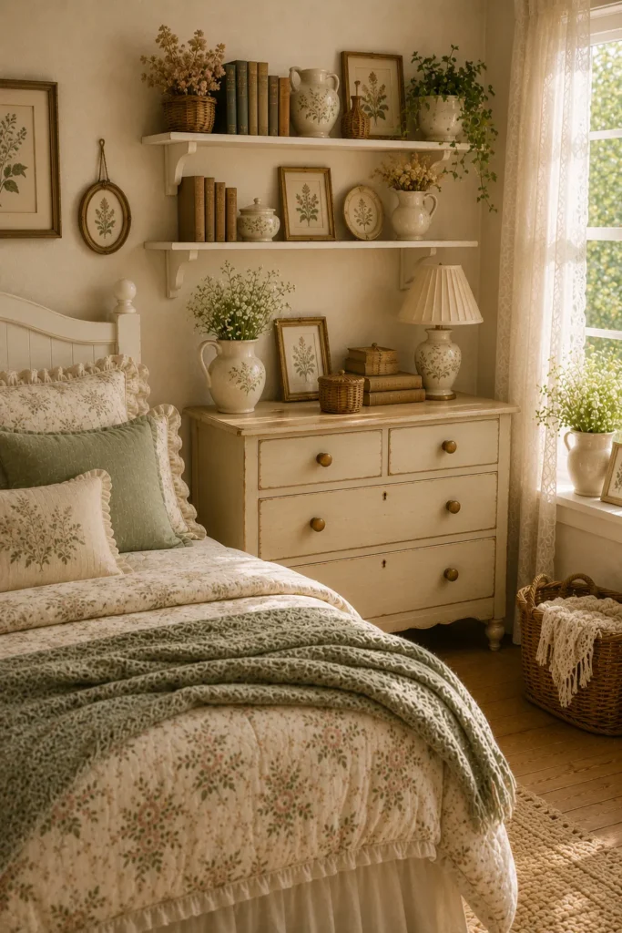 Cottage-Style Wall Shelves