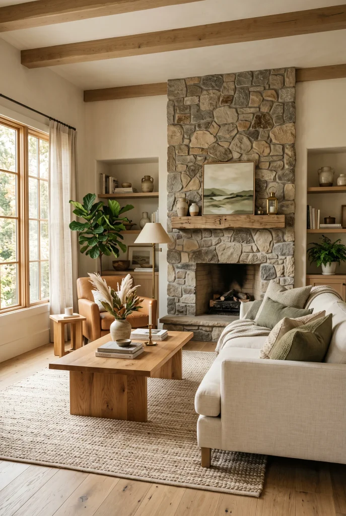 Earthy Green Accents