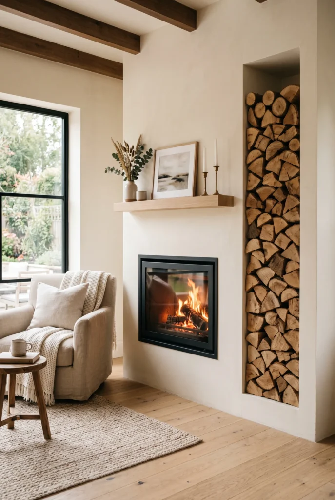 Firewood Storage Nook