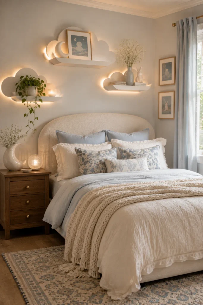 Floating Cloud Shelves