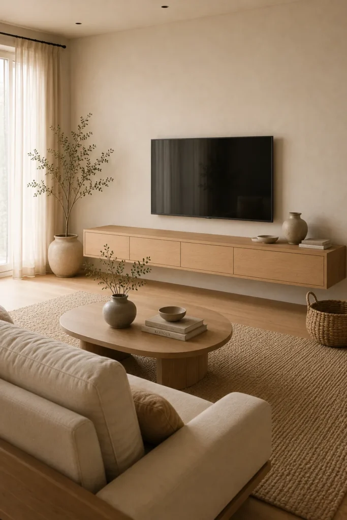 Floating Media Console