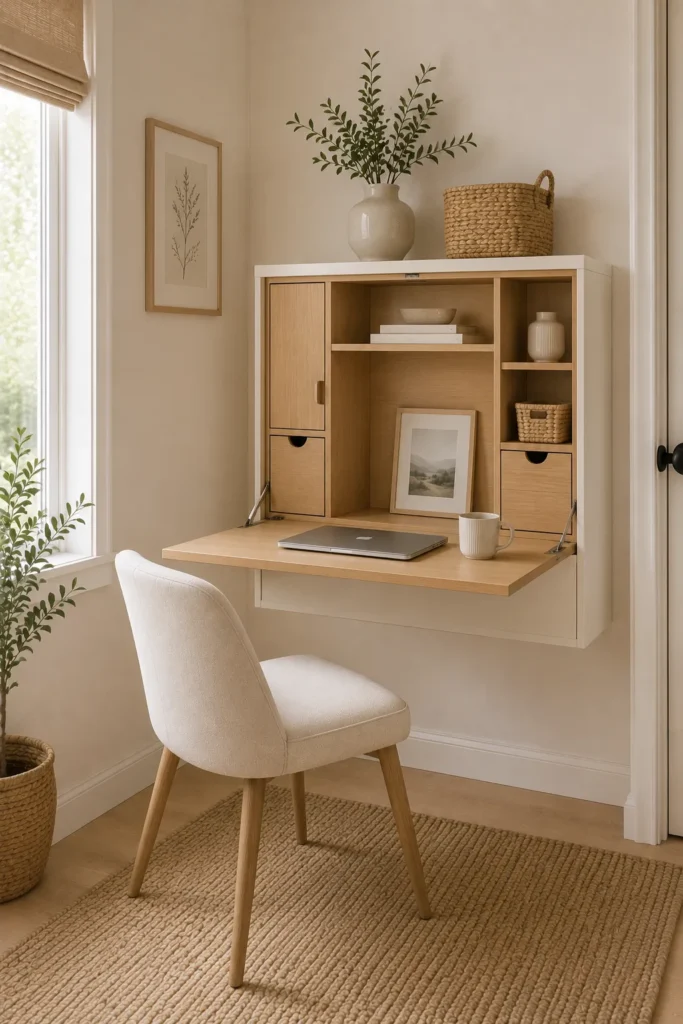 Fold-Down Wall Desk